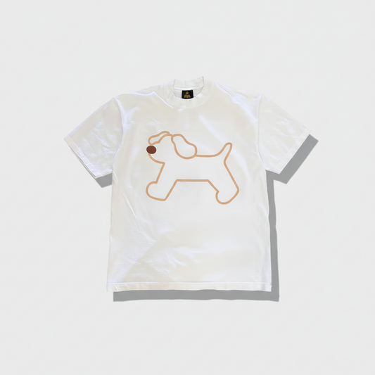 Striped puppy T-shirt