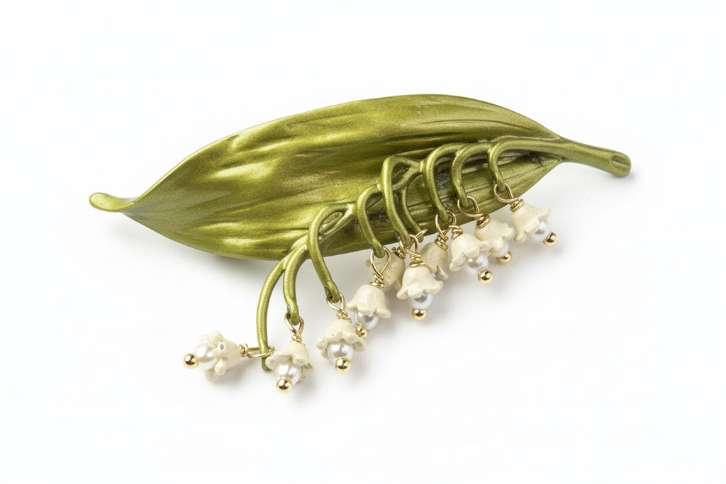 Lily of the Valley Brooch - Vintage