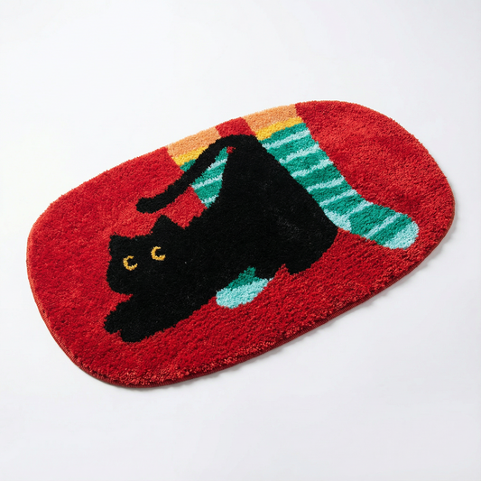 Carpet - kitten scratching its paws