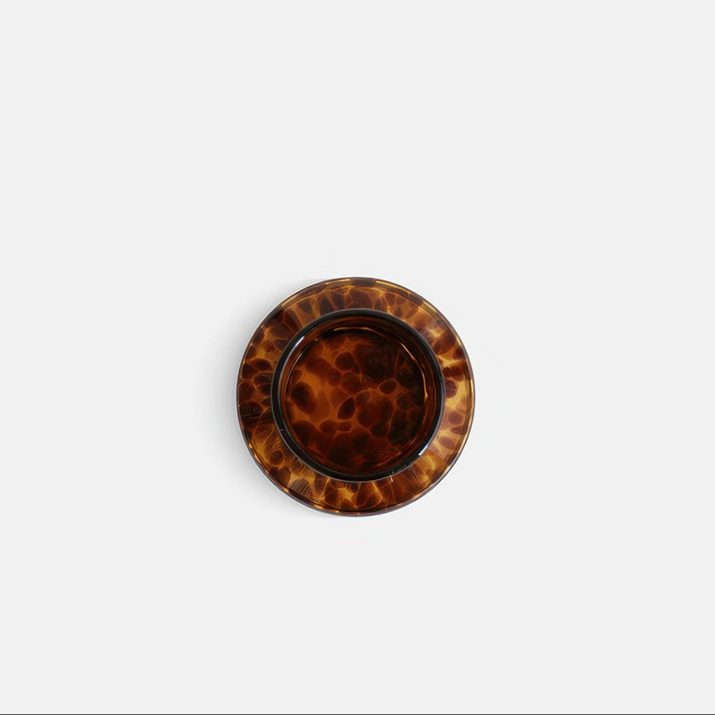 Glass vase - Tortoiseshell