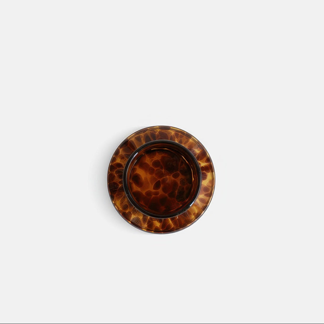 Glass vase - Tortoiseshell
