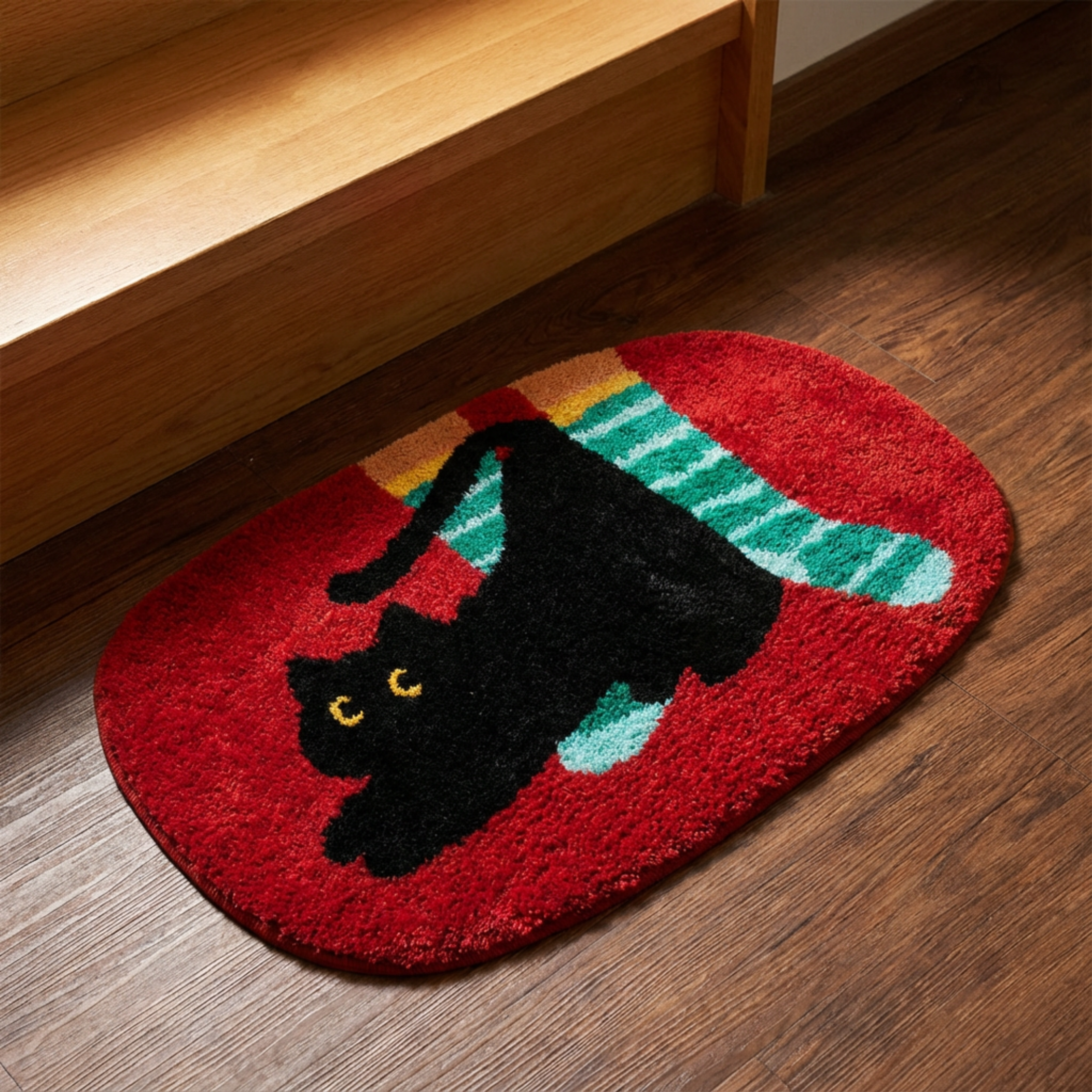 Carpet - kitten scratching its paws