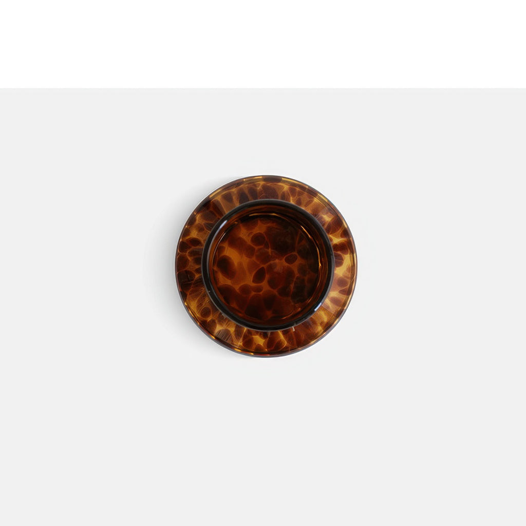 Glass vase - Tortoiseshell