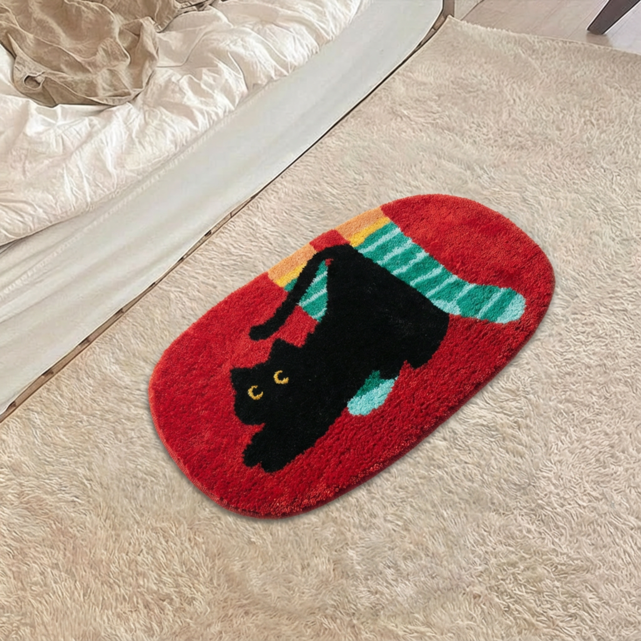 Carpet - kitten scratching its paws