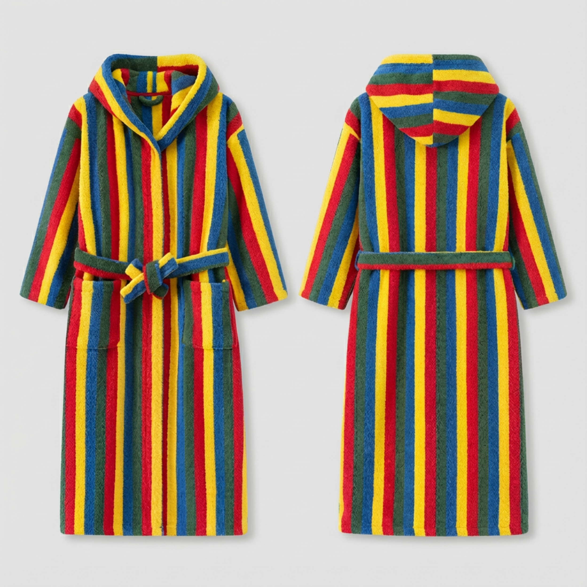 The Cloud Cocoon: Hooded bathrobe