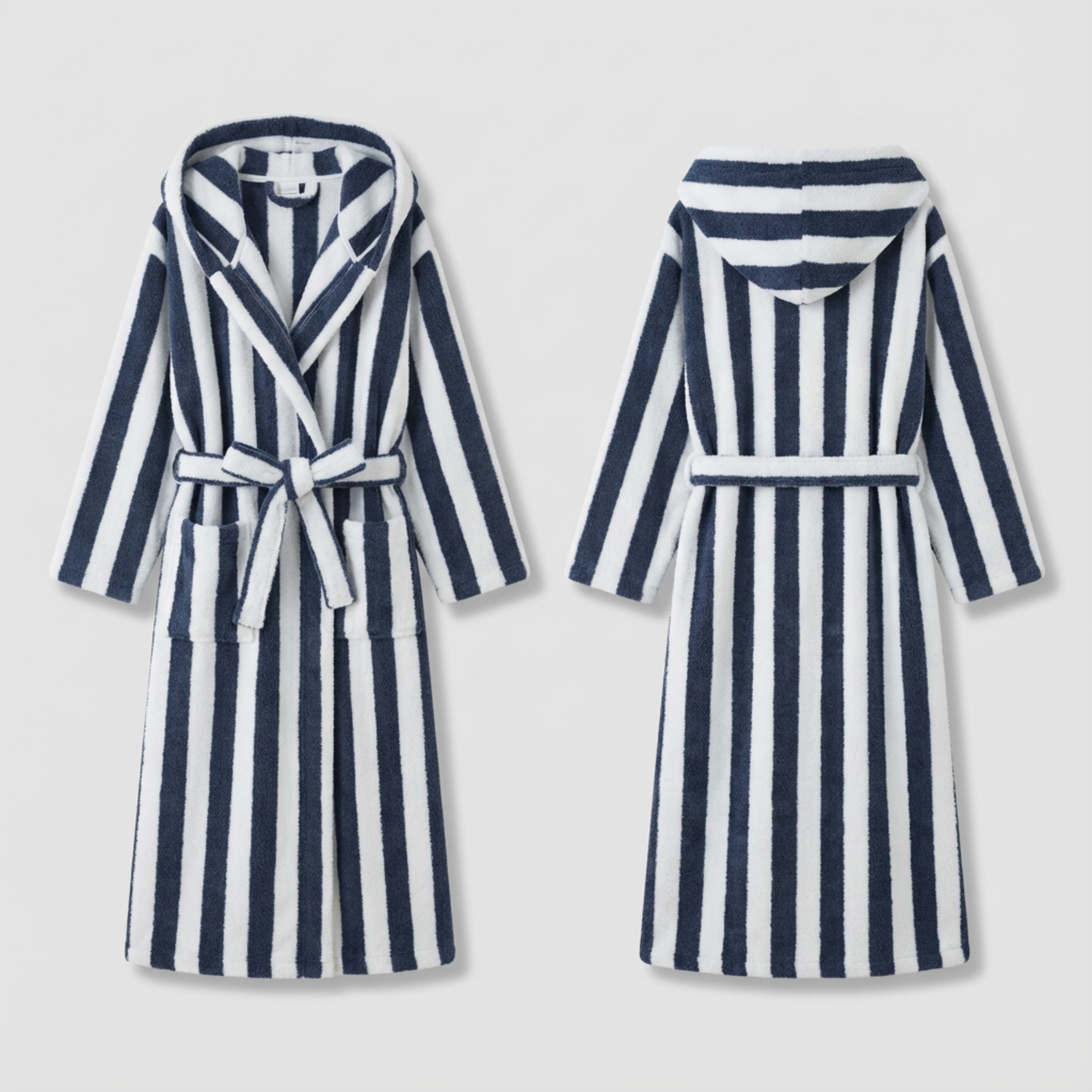 The Cloud Cocoon: Hooded bathrobe