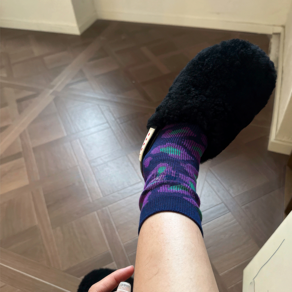 Houndstooth socks - Retro