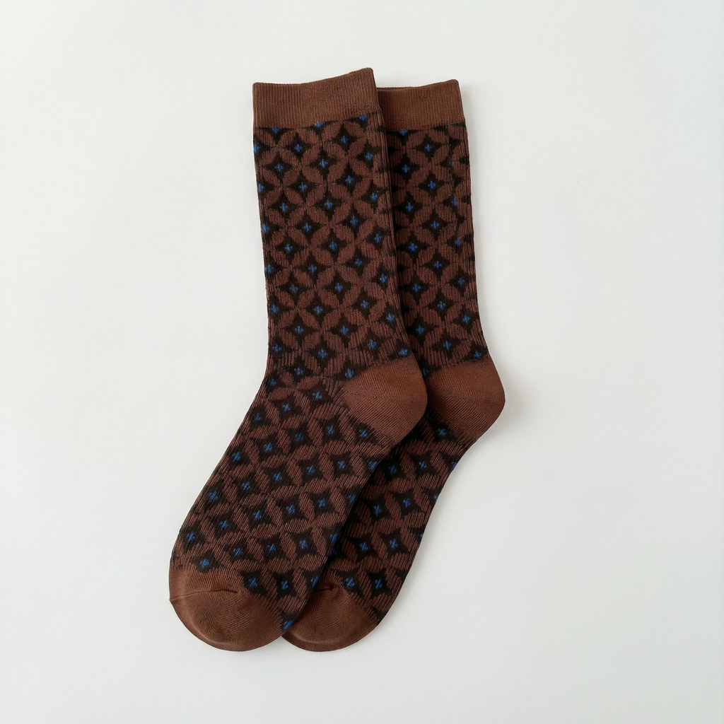 Houndstooth socks - Retro
