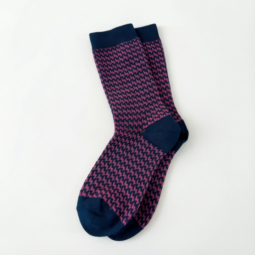 Houndstooth socks - Retro