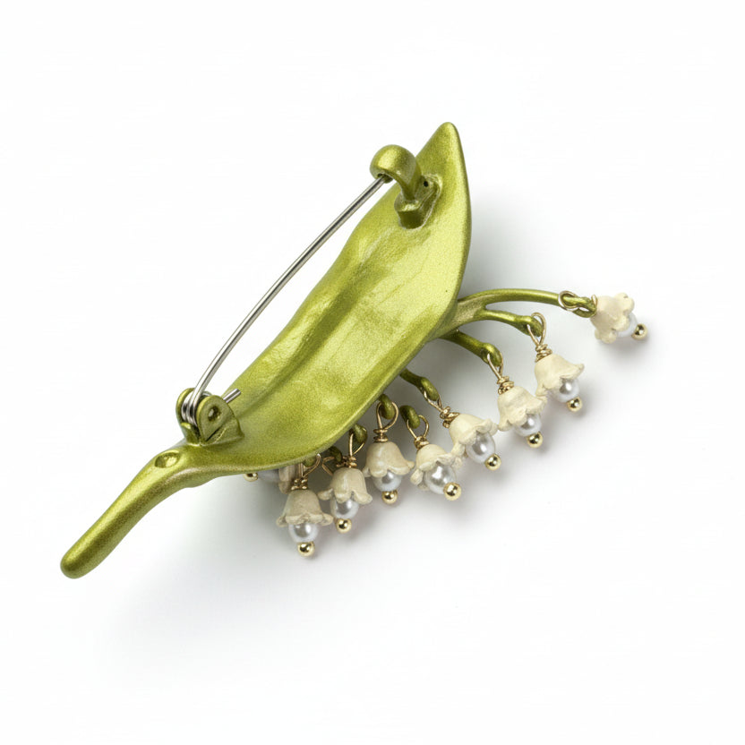 Lily of the Valley Brooch - Vintage