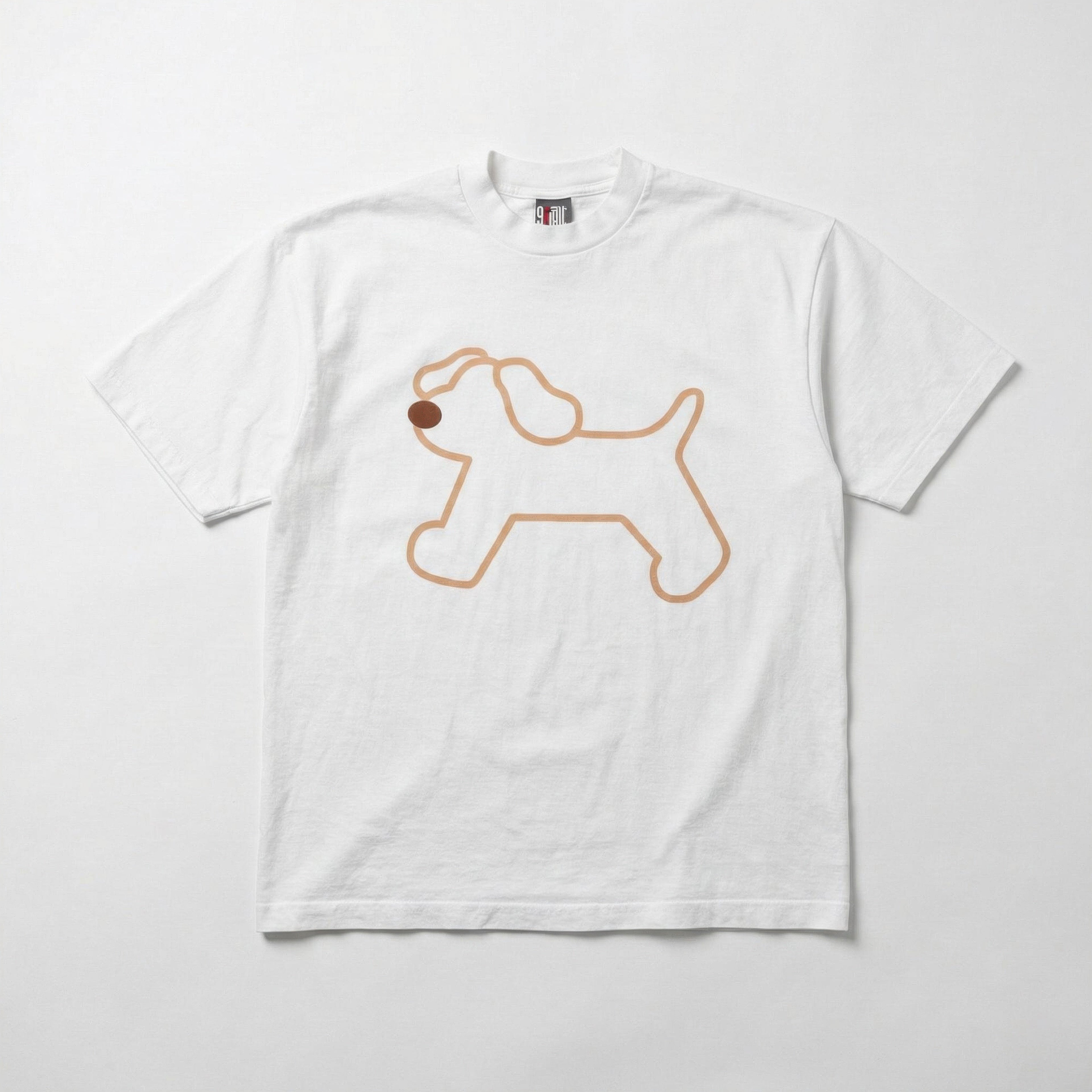 Striped puppy T-shirt