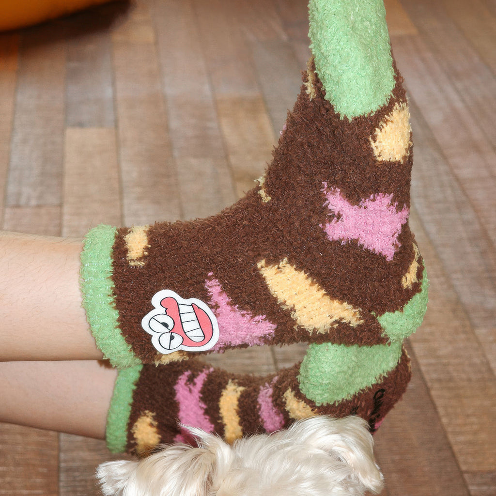 Jacquard thermal socks